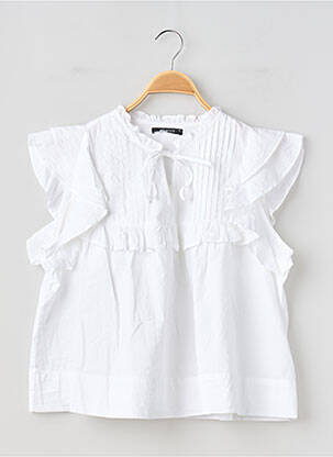 Top manches courtes manches courtes blanc GINA TRICOT femme
