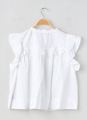 Top manches courtes manches courtes blanc GINA TRICOT femme