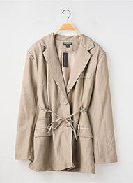 Blazer coupe cintrée marron PRETTY LITTLE THING femme
