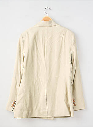 Veste casual col tailleur beige CAMAIEU femme