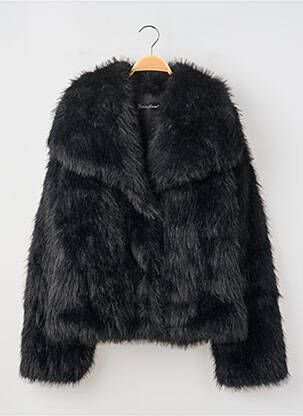 Blouson fourrure synthétique noir JENNIFERM femme
