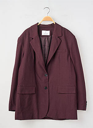 Blazer poignets boutonnés violet STRADIVARIUS femme