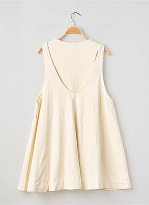 Robe courte sans manche sans manche beige ZARA femme