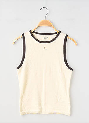 Débardeur beige LOUNGE femme