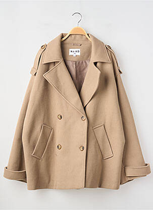 Manteau court vert NA-KD femme