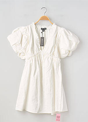 Robe courte blanc PRETTY LITTLE THING femme