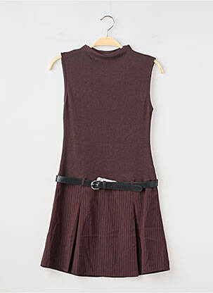 Robe courte marron STRADIVARIUS femme