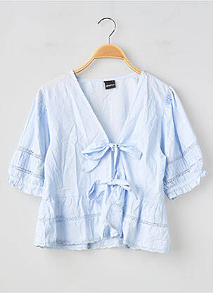 Top bleu GINA TRICOT femme