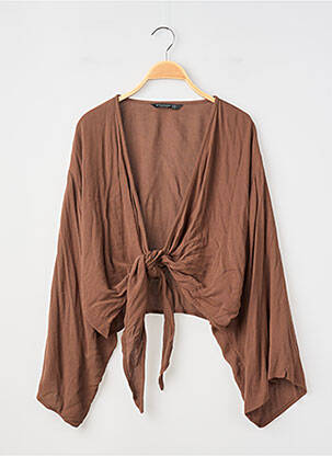 Veste casual marron STRADIVARIUS femme