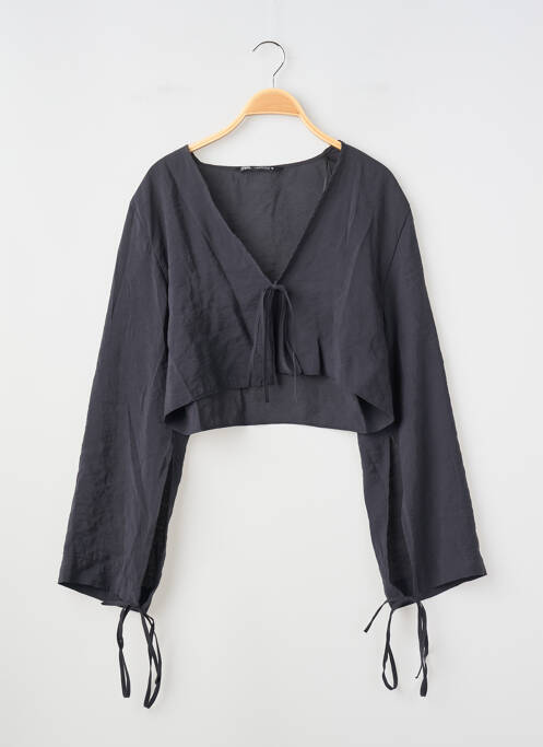 Veste casual coupe cintrée noir ZARA femme