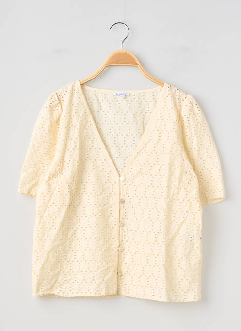 Top manches courtes manches courtes beige CAMAIEU femme