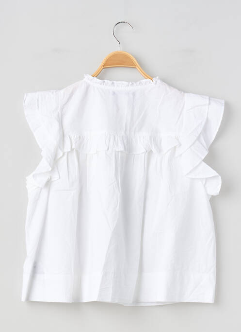Top manches courtes manches courtes blanc GINA TRICOT femme