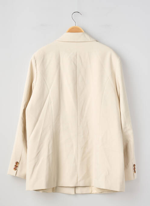 Blazer poignets boutonnés beige CAMAIEU femme