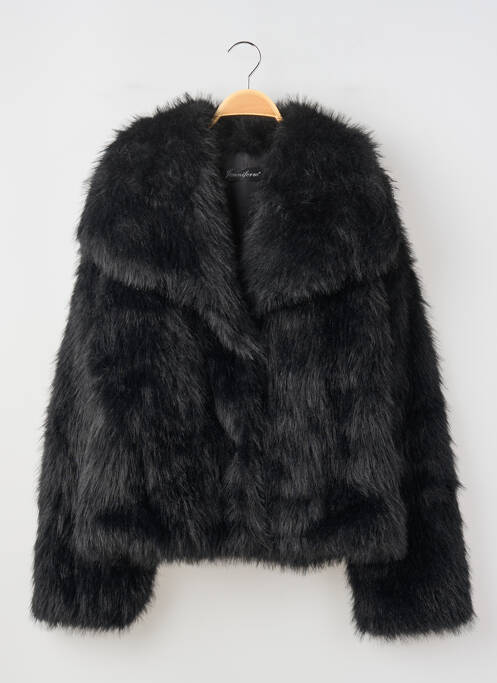 Blouson fourrure synthétique noir JENNIFERM femme