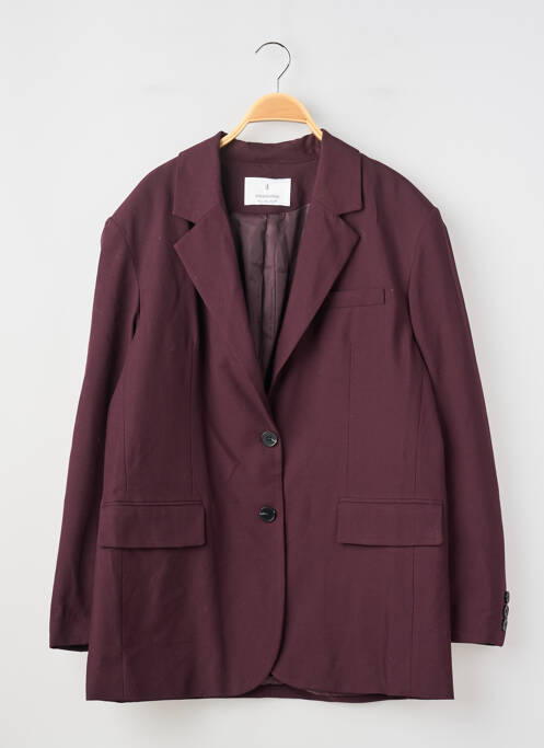 Blazer poignets boutonnés violet STRADIVARIUS femme