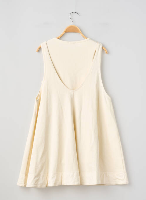 Robe courte sans manche sans manche beige ZARA femme