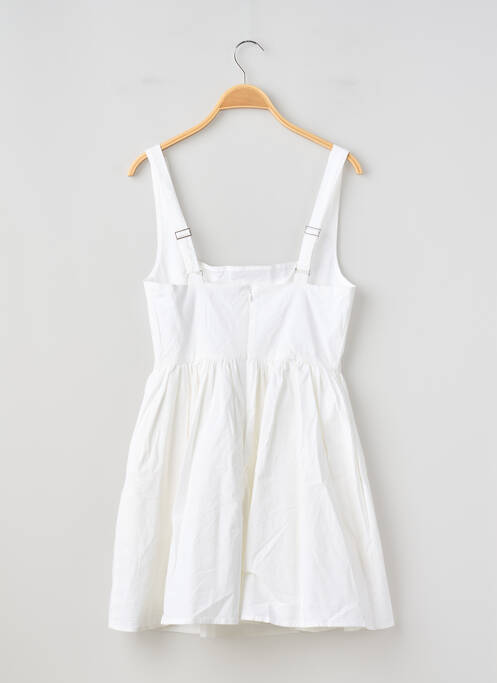 Robe courte sans manche sans manche blanc GINA TRICOT femme