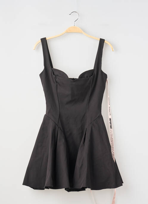 Robe courte sans manche sans manche noir HOUSE OF CB LONDON femme