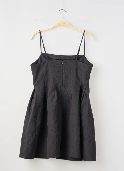 Robe courte fermeture zippée au dos fines bretelles noir H&M femme