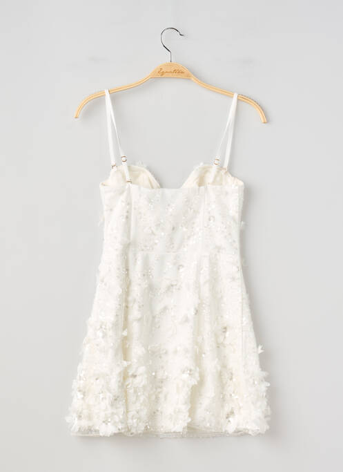 Robe courte blanc OH POLLY femme