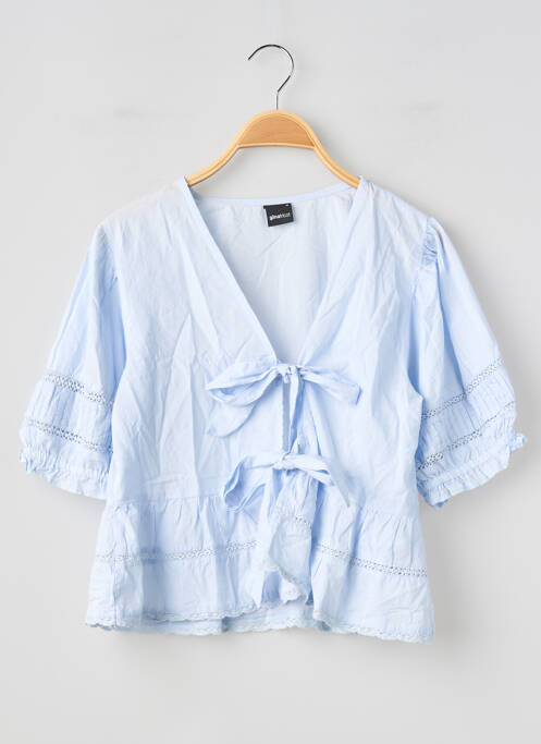 Top bleu GINA TRICOT femme