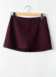 Jupe short  violet STRADIVARIUS femme