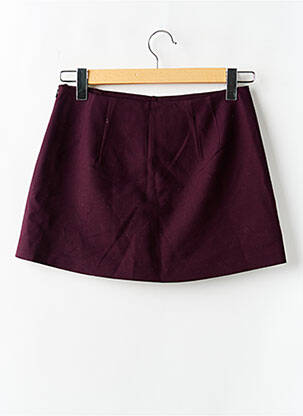 Jupe short  violet STRADIVARIUS femme