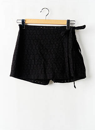 Jupe short  noir CAMAIEU femme