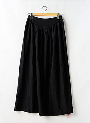 Jupe longue fermeture zip latéral noir PRETTY LITTLE THING femme