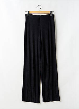 Pantalon droit taille élastique noir CAMAIEU femme
