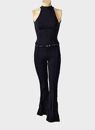 Combi-pantalon sans manche sans manche noir OH POLLY femme