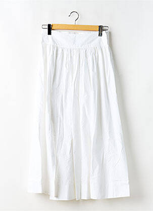Jupe longue blanc GINA TRICOT femme