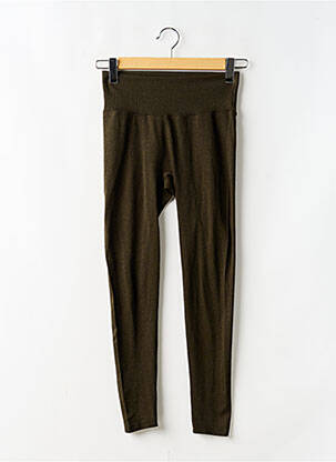 Legging vert SANS MARQUE femme