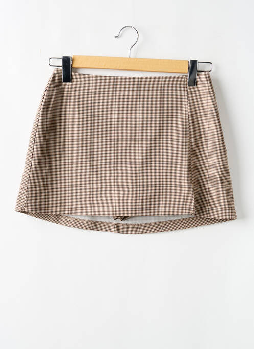 Jupe short  beige STRADIVARIUS femme