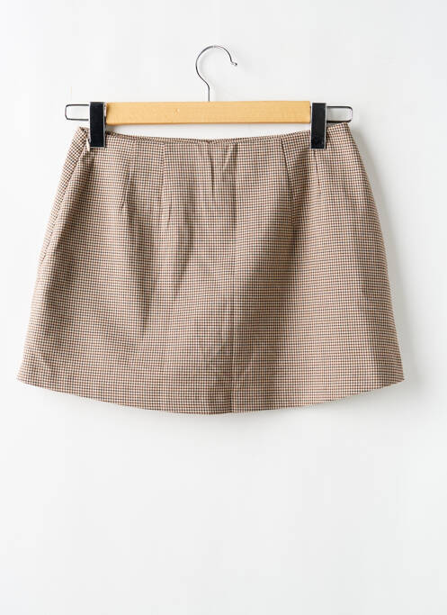 Jupe short  beige STRADIVARIUS femme