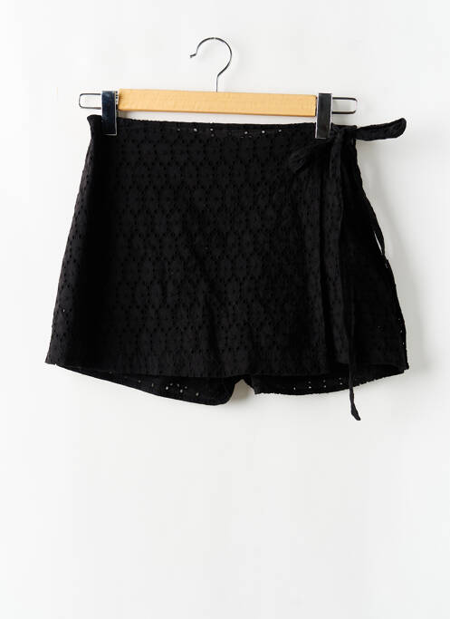Jupe short  noir CAMAIEU femme