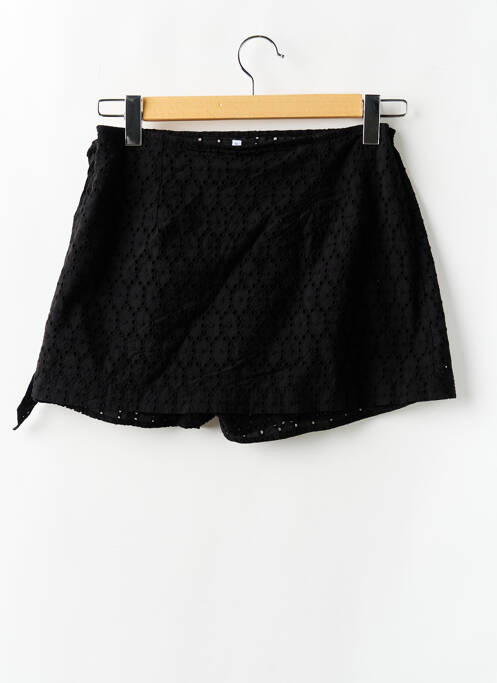 Jupe short  noir CAMAIEU femme