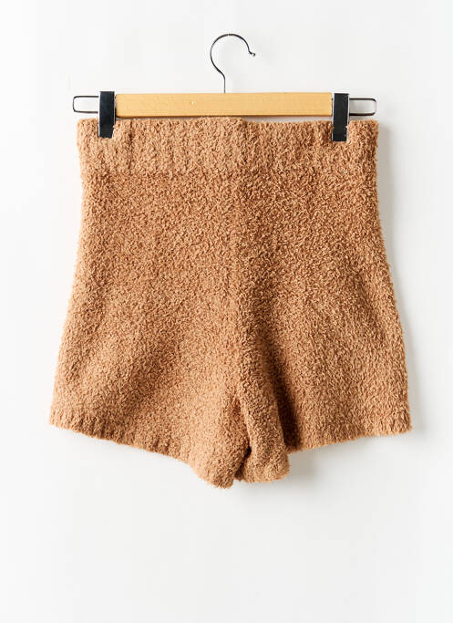 Short coupe droite marron SKIMS femme