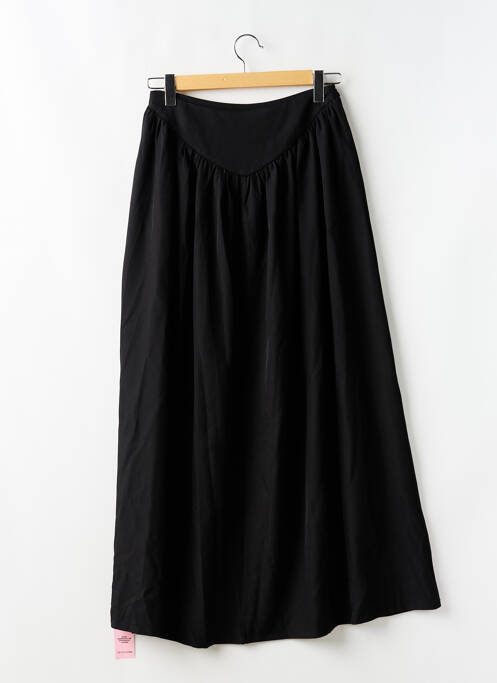 Jupe longue fermeture zip latéral noir PRETTY LITTLE THING femme