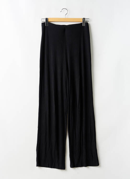 Pantalon droit taille élastique noir CAMAIEU femme