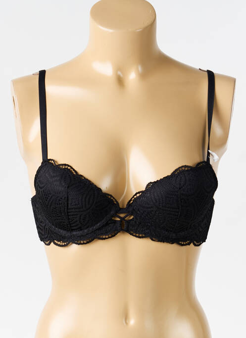 Soutien-gorge haut soutien-gorge moulé haut soutien-gorge moulé noir UNDIZ femme
