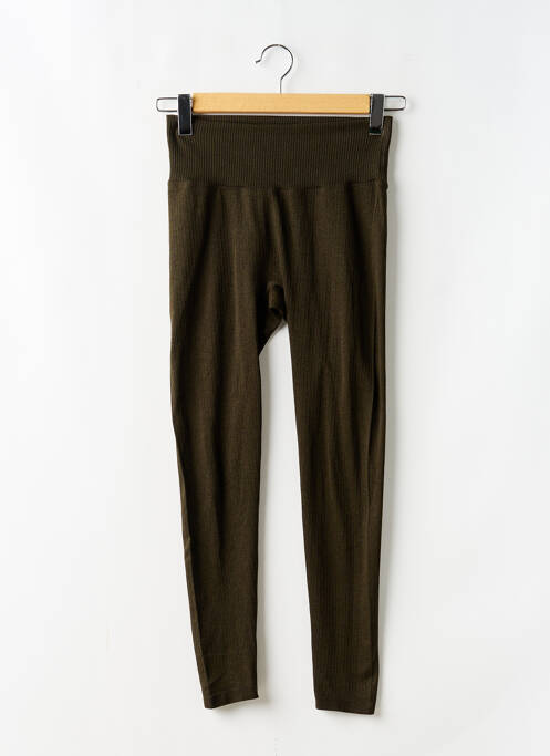 Legging vert SANS MARQUE femme