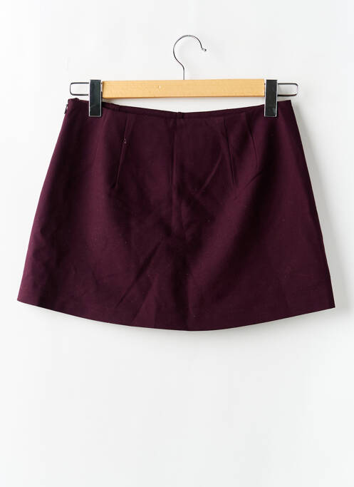 Jupe short violet STRADIVARIUS femme