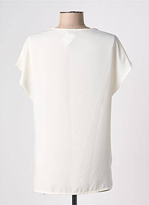 Top manches courtes manches courtes blanc MAZARINE femme