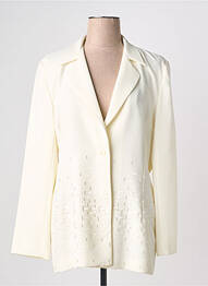 Blazer coupe cintrée blanc GRÈGE femme