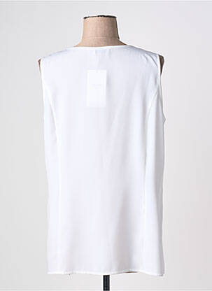 Top sans manche sans manche blanc GUITARD femme