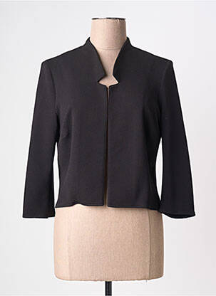 Veste casual poches noir FRANCE RIVOIRE femme
