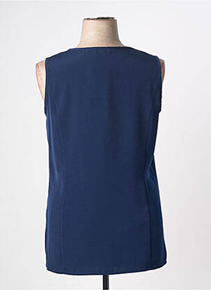 Top sans manche sans manche bleu GUITARD femme