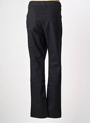 Jeans coupe droite stretch taille normale noir GRIFFON femme