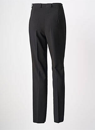 Pantalon slim tissage popeline taille normale noir GRIFFON femme